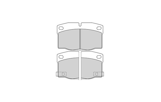 Brake Pad Set, disc brake 37304 ABS