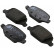 Brake Pad Set, disc brake 37311 ABS