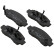 Brake Pad Set, disc brake 37314 ABS
