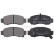 Brake Pad Set, disc brake 37314 ABS, Thumbnail 3