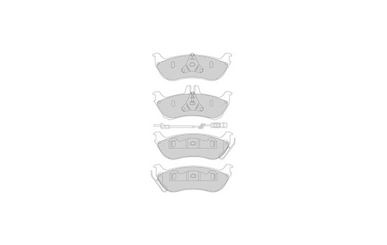 Brake Pad Set, disc brake 37322 ABS
