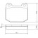 Brake Pad Set, disc brake 37326 ABS, Thumbnail 2