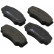 Brake Pad Set, disc brake 37333 ABS