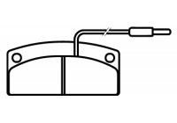 Brake Pad Set, disc brake 37340 ABS