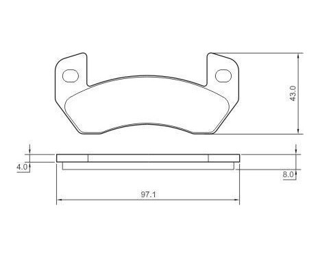 Brake Pad Set, disc brake 37341 ABS