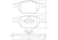 Brake Pad Set, disc brake 37349 ABS