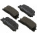 Brake Pad Set, disc brake 37355 ABS