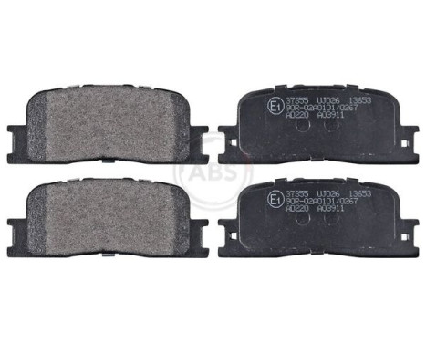 Brake Pad Set, disc brake 37355 ABS, Image 3