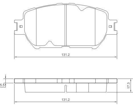 Brake Pad Set, disc brake 37356 ABS, Image 2