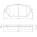 Brake Pad Set, disc brake 37356 ABS, Thumbnail 2