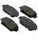 Brake Pad Set, disc brake 37356 ABS