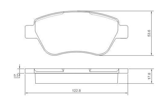Brake Pad Set, disc brake 37360 ABS, Image 2
