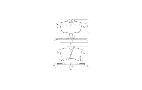 Brake Pad Set, disc brake 37361 ABS, Image 3