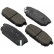 Brake Pad Set, disc brake 37362 ABS
