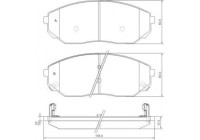 Brake Pad Set, disc brake 37364 ABS