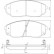 Brake Pad Set, disc brake 37364 ABS