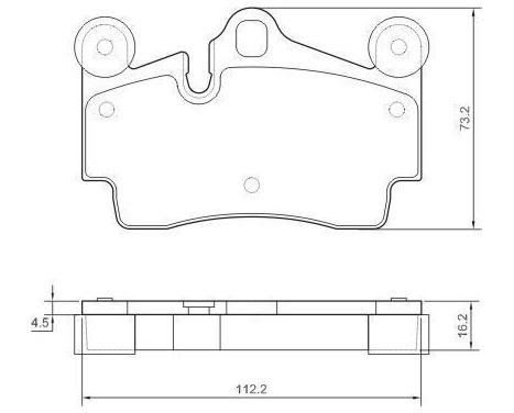 Brake Pad Set, disc brake 37365 ABS, Image 2