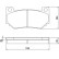 Brake Pad Set, disc brake 37373 ABS, Thumbnail 2
