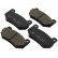 Brake Pad Set, disc brake 37373 ABS
