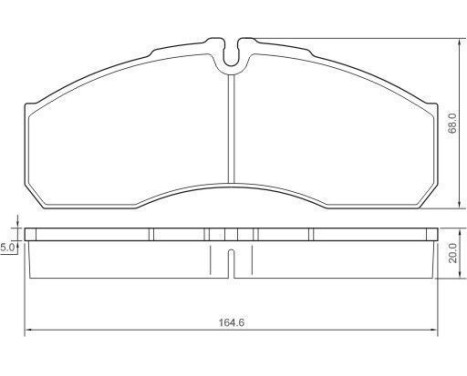 Brake Pad Set, disc brake 37379 ABS, Image 2