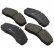 Brake Pad Set, disc brake 37379 ABS