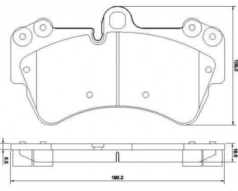 Brake Pad Set, disc brake 37391 ABS, Image 2