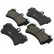 Brake Pad Set, disc brake 37391 ABS