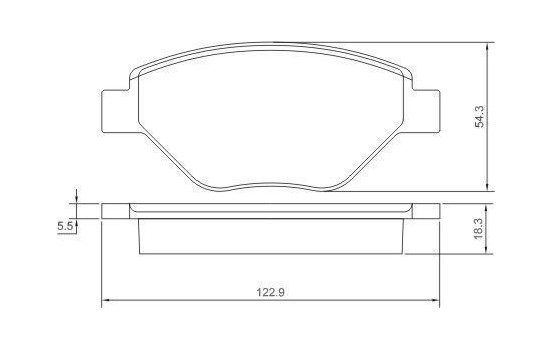 Brake Pad Set, disc brake 37398 ABS, Image 2
