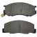 Brake Pad Set, disc brake 37399 ABS