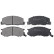 Brake Pad Set, disc brake 37399 ABS, Thumbnail 3