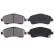 Brake Pad Set, disc brake 37400 ABS, Thumbnail 4