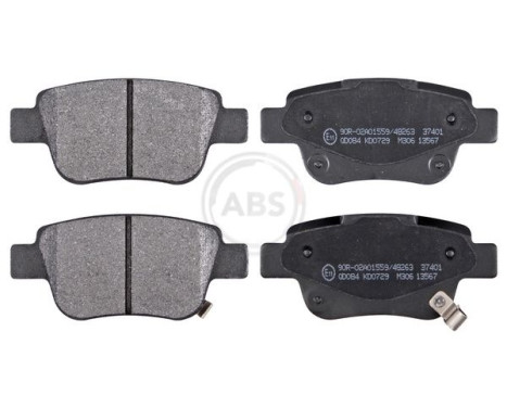 Brake Pad Set, disc brake 37401 ABS, Image 4