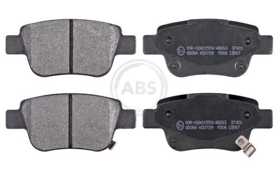 Brake Pad Set, disc brake 37401 ABS, Image 4