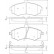 Brake Pad Set, disc brake 37403 ABS, Thumbnail 2