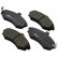 Brake Pad Set, disc brake 37403 ABS