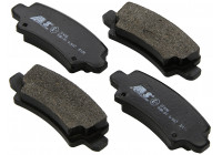 Brake Pad Set, disc brake 37406 ABS