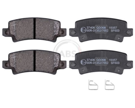 Brake Pad Set, disc brake 37406 ABS, Image 3