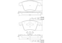 Brake Pad Set, disc brake 37415 ABS