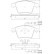 Brake Pad Set, disc brake 37415 ABS