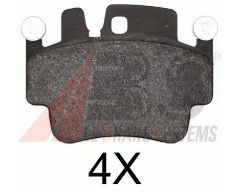 Brake Pad Set, disc brake 37417 ABS, Image 2