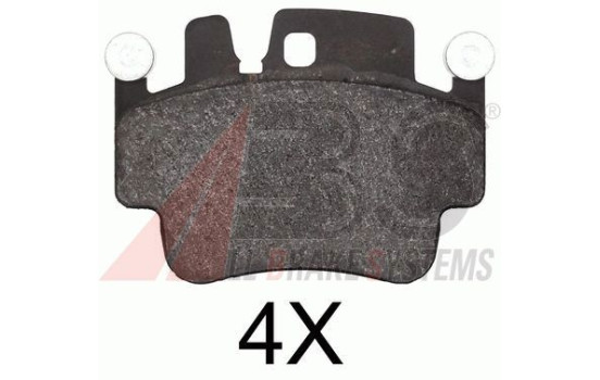 Brake Pad Set, disc brake 37417 ABS, Image 2