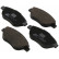 Brake Pad Set, disc brake 37418 ABS