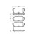 Brake Pad Set, disc brake 37419 ABS, Thumbnail 2