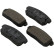 Brake Pad Set, disc brake 37419 ABS