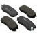 Brake Pad Set, disc brake 37423 ABS