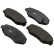 Brake Pad Set, disc brake 37424 ABS