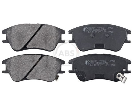 Brake Pad Set, disc brake 37432 ABS, Image 4