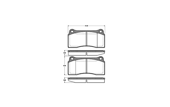 Brake Pad Set, disc brake 37441 ABS, Image 2