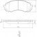 Brake Pad Set, disc brake 37443 ABS, Thumbnail 2