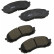 Brake Pad Set, disc brake 37443 ABS